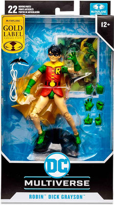 DC Multiverse DC Rebirth 6 Inch Action Figure Exclusive - Robin Dick Grayson (Gold Label)
