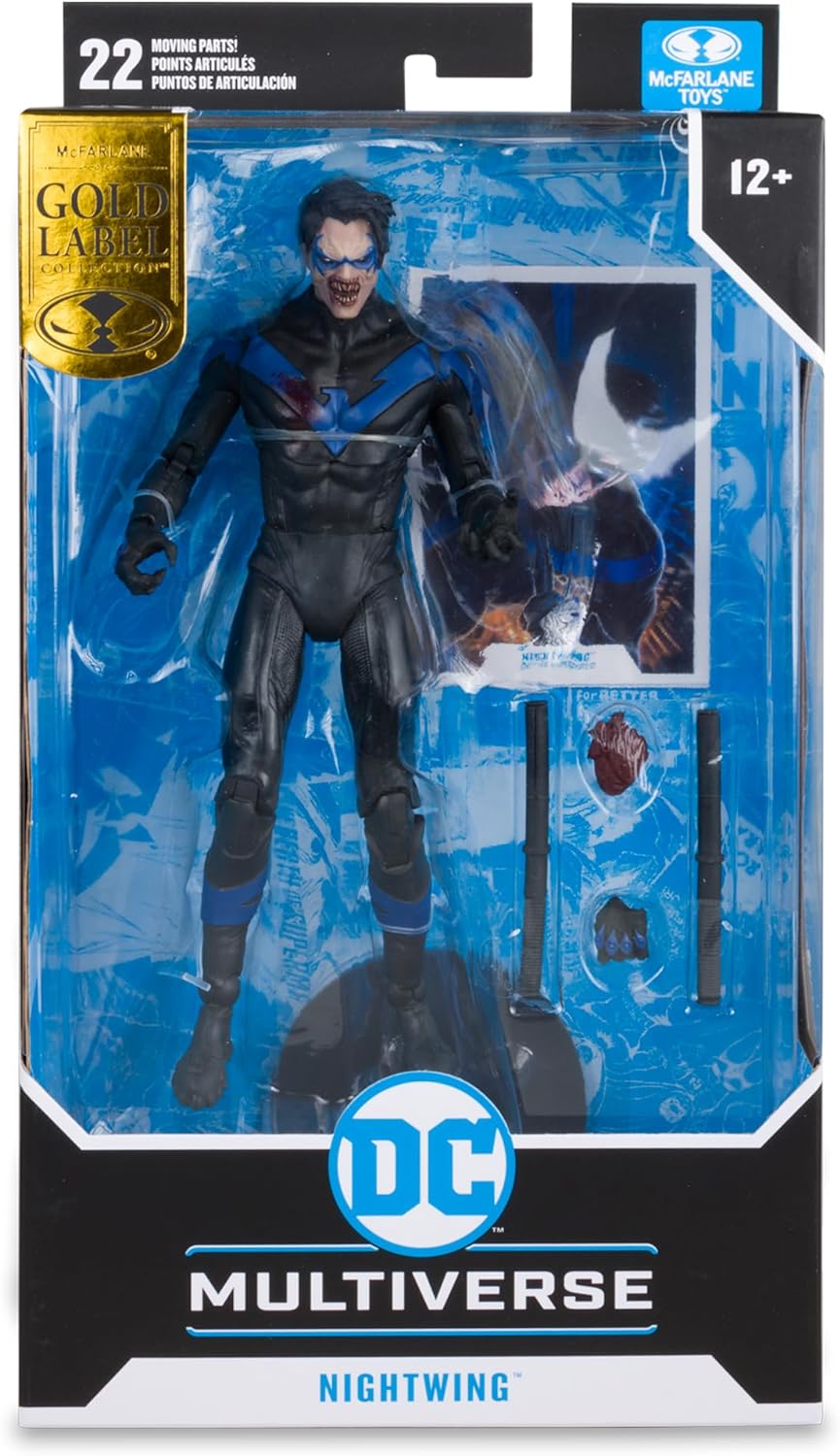 DC Multiverse DC vs Vampires 7 Inch Action Figure Exclusive - Vampire Nightwing Gold Label