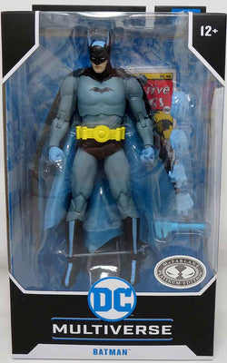 DC Multiverse Detective Comics #27 7 Inch Action Figure Exclusive - Batman (Blue Gloves) Platinum