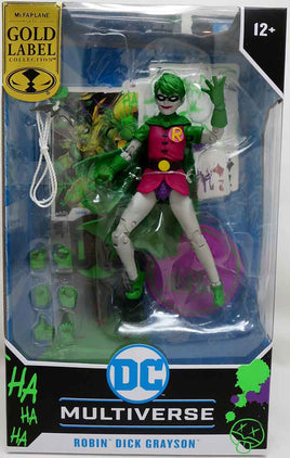 DC Multiverse 7 Inch Action Figure Exclusive - Jokerized Robin Dick Grayson Gold Label