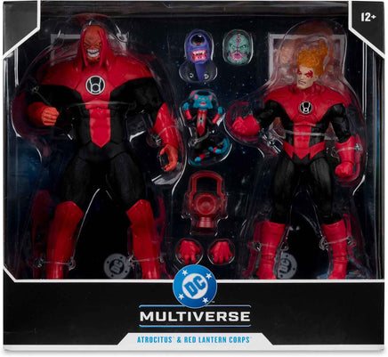 DC Multiverse Green Lantern 7 Inch Action Figure 2-Pack - Atrocitus and Red Lantern Corps