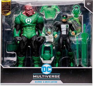 DC Multiverse Green Lantern 7 Inch Action Figure 2-Pack Exclusive - Kilowog & Green Lantern Gold Label