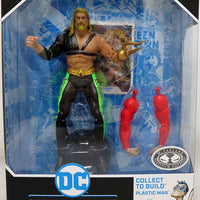 DC Multiverse JLA 7 Inch Action Figure BAF Plastic Man Exclusive - Aquaman Platinum