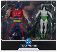 DC Multiverse JSA Black Vengeance 7 Inch Action Figure 2-Pack - Atom Smasher vs. The Spectre