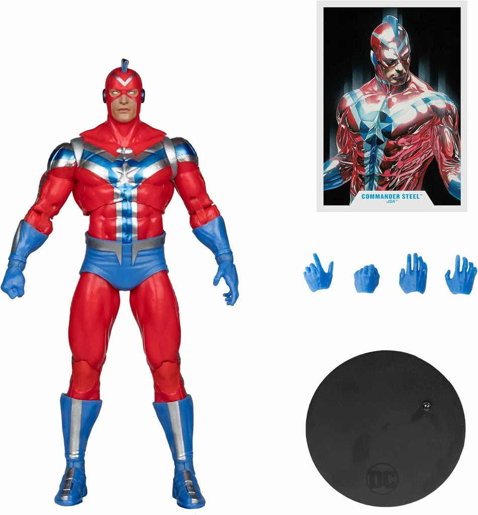 DC Multiverse JSA 7 Inch Action Figure Exclusive - Commander Steel Gol ...