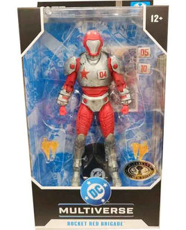 DC Multiverse Justice League Generation Lost 7 Inch Action Figure Exclusive - Rocket Red Brigade Platinum