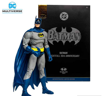 DC Multiverse Knightfall 30th Anniversary 7 Inch Action Figure SDCC 2023 Exclusive - Knightfall Batman Gold Label