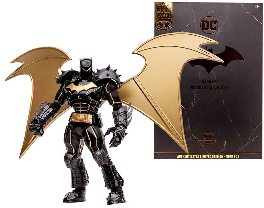 DC Multiverse Knightmare Edition 7 Inch Action Figure Exclusive - Batman Gold Label