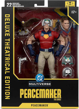 DC Multiverse Peacemaker 7 Inch Action Figure Deluxe Theatrical Edition - Peacemaker