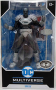 DC Multiverse Reign Of The Supermen 7 Inch Action Figure - Steel Grey Cape Platinum