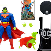 DC Multiverse Return Of Superman 7 Inch Action Figure Collector Edition Exclusive - Superman & Krypto Platinum