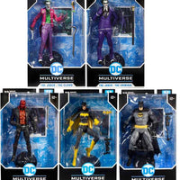 DC Multiverse 7 Inch Action Figure Three Jokers - Set of 5
