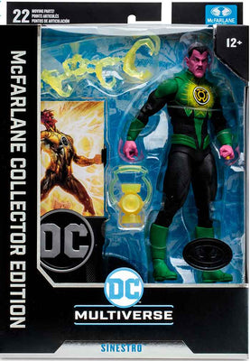 DC Multiverse Sinestro Corps War 7 Inch Action Figure Collector Edition Exclusive - Sinestro Platinum