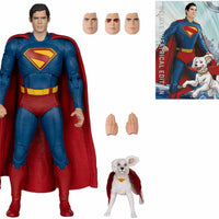 DC Multiverse Superman Movie 7 Inch Action Figure Deluxe - Superman with Krypto