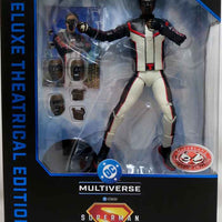 DC Multiverse Superman Movie 7 Inch Action Figure Deluxe Exclusive - Mister Terrific Red Platinum