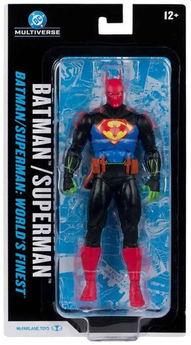 DC Multiverse Superman World's Finest 7 Inch Action Figure Blister Card - Superman Batman