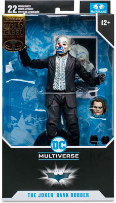 DC Multiverse The Dark Knight 7 Inch Action Figure Exclusive - Bank Robber Joker Gold Label