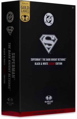 DC Multiverse The Dark Knight Returns 7 Inch Action Figure Exclusive - Superman Black & White Edition Gold Label