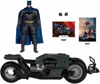 DC Multiverse The Flash 7 InchScale Vehicle Figure - Batman & Batcycle