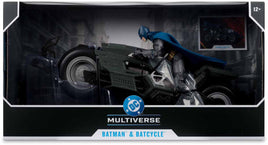 DC Multiverse The Flash 7 InchScale Vehicle Figure - Batman & Batcycle