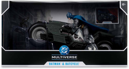 DC Multiverse The Flash 7 InchScale Vehicle Figure - Batman & Batcycle