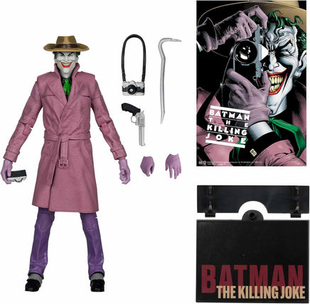 DC Multiverse The Killing Joke 7 Inch Action Figure Cover Recreation Exclusive - The Joker Gold Label