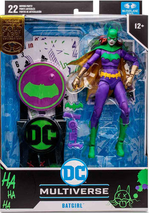 DC Multiverse Three Jokers 7 Inch Action Figure Exclusive - Jokerized Batgirl Gold Label