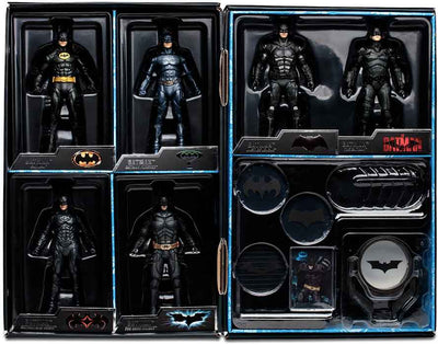 DC Multiverse Ultimate WB100 Movie Collection 7 Inch Action Figure - Batman Movie 6-Pack
