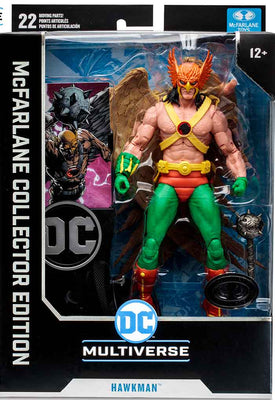 DC Multiverse Zero Hour 7 Inch Action Figure Collector Edition Exclusive - Hawkman Platinum