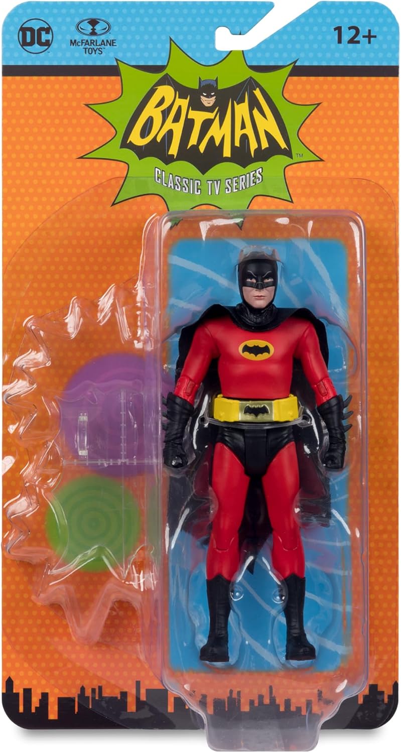 DC Retro Batman 1966 6 Inch Action Figure Wave 11 - Batman Red