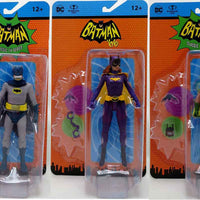 DC Retro Batman 1966 6 Inch Action Figure Wave 7 - Set of 3 (Batgirl - Batman - Robin)