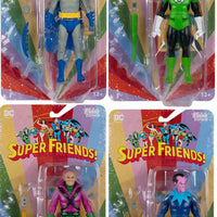DC Retro Super Friends 6 Inch Action Figure Wave 1 - Set of 4 (Sinestro - Lex - Lantern - Batman)