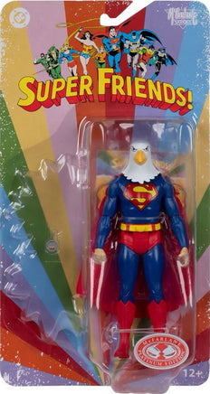 DC Retro Super Friends 6 Inch Action Figure Wave 4 Exclusive - Warpland Superman Red Platinum