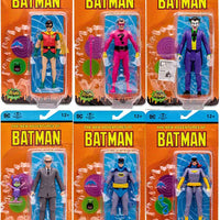 DC Retro The New Adventures of Batman 6 Inch Action Figure Series 1 - Set of 6