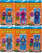 DC Retro The New Adventures of Batman 6 Inch Action Figure Series 1 - Set of 6