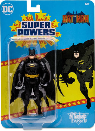 DC Super Powers 4 Inch Action Figure Wave 5 - Batman (Black Suit Variant)
