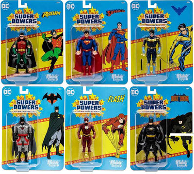 DC Super Powers 4 Inch Action Figure Wave 5 - Set of 6 (NO Reverse Flash)