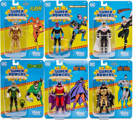 DC Super Powers 4 Inch Action Figure Wave 6 - Set of 6