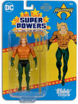 DC Super Powers 4 Inch Action Figure Wave 9 Exclusive - Aquaman Mettalic Orange Suit