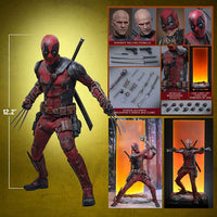 Deadpool & Wolverine 12 Inch Action Figure 1/6 Scale - Deadpool Battling Version Hot Toys 913969