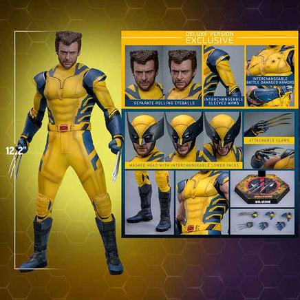 Deadpool & Wolverine 12 Inch Action Figure 1/6 Scale - Wolverine Deluxe Version Hot Toys 9134872