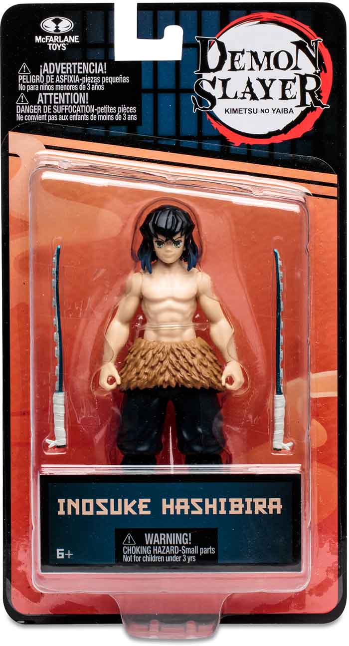 Demon Slayer Kimetsu No Yaiba 5 Inch Action Figure Basic Wave 2 - Inosuke Hashibira