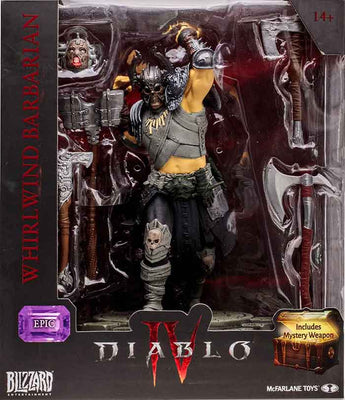 Diablo IV 7 Inch Static Figure Epic Wave 1 - Whirl Wind Barbarian