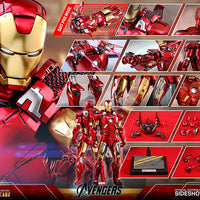 Die Cast Avengers 12 Inch Figure Movie Masterpiece 1/6 Scale Series - Iron Man Mark VII Hot Toys 903752