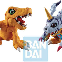 Digimon 2 Inch Static Figure Ichibansho - Agumon & Gabumon (Digimon Ultimate Evolution)