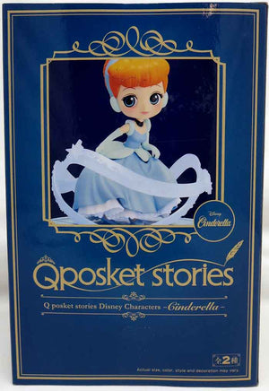 Disney Characters Stories 3.75 Inch Static Figure Q-Posket - Cinderella Ver A