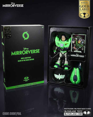 Disney Mirrorverse 7 Inch Action Figure Exclusive - Buzz Lightyar Glow In The Dark Gold Label