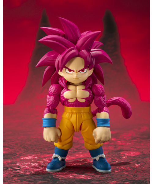 Dragonball Super Daima 5 Inch Action Figure S.H. Figuarts Exclusive - Super Saiyan 4 Son Goku (Mini)
