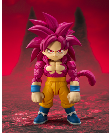 Dragonball Super Daima 5 Inch Action Figure S.H. Figuarts Exclusive - Super Saiyan 4 Son Goku Mini