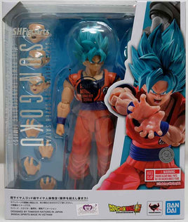 Dragonball Super 6 Inch Action Figure S.H. Figuarts - Super Saiyan God Son Goku Blue Power Transcending Limits